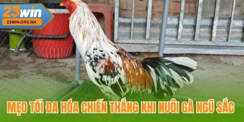 Chọn Gà Ngũ Sắc Chuẩn Nhất Tại 23WIN – Kinh Nghiệm Từ Cao Thủ Mẹo tối đa hóa chiến thắng khi nuôi gà ngũ sắc
